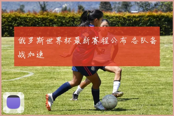 俄罗斯世界杯最新赛程公布 各队备战加速